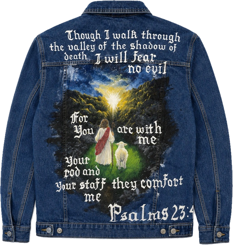 Hand-painted custom jacket — piece 10