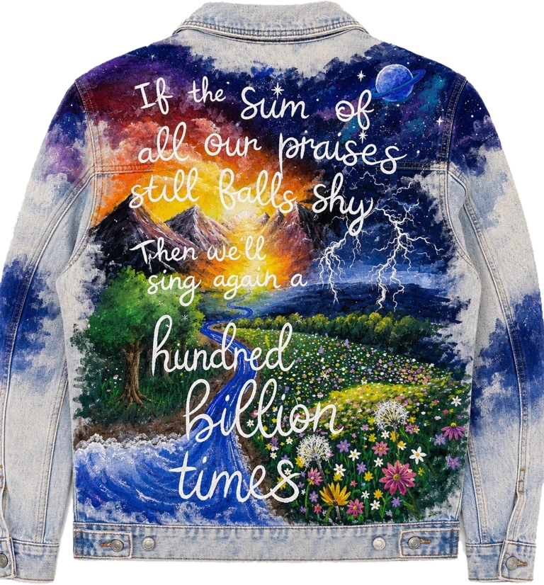 Hand-painted custom jacket — piece 2