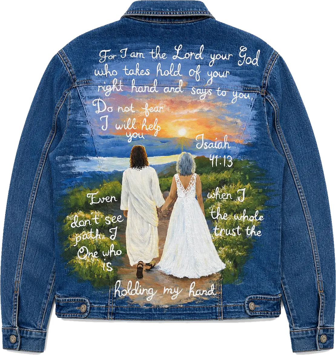 Hand-painted custom jacket — piece 7