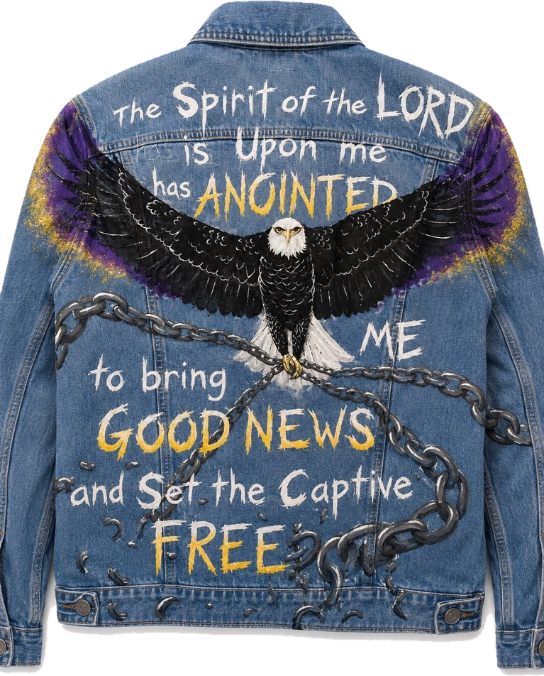 Hand-painted custom jacket — piece 9