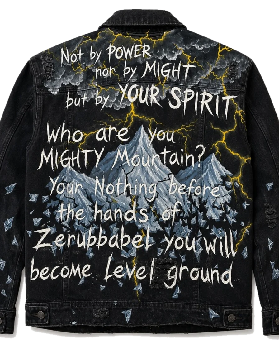 Spirit of Might — hand-painted jacket